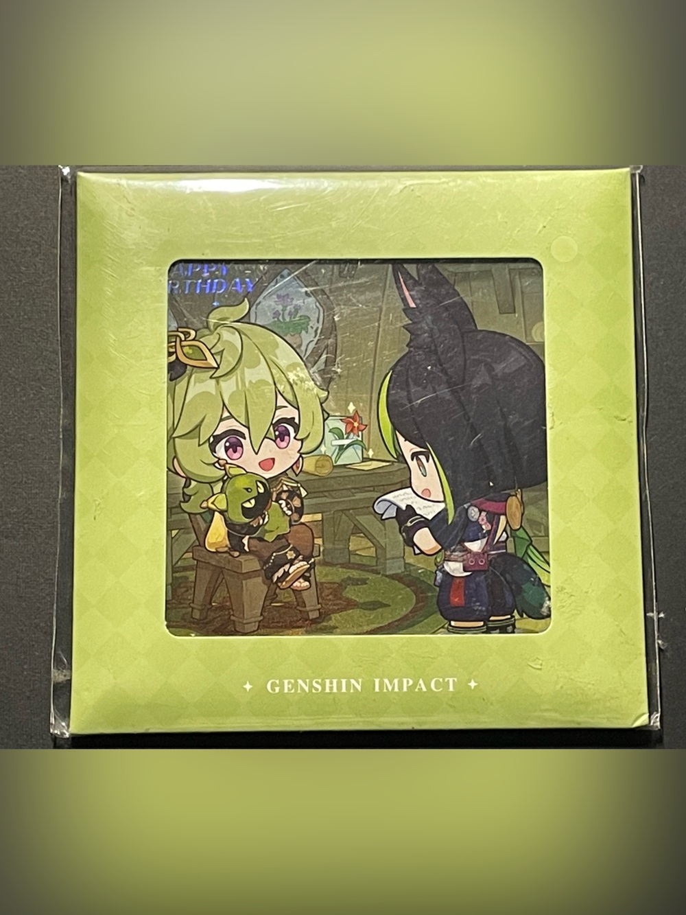 ✨ Genshin Impact – Heartfelt Wishes Series Bordered Card